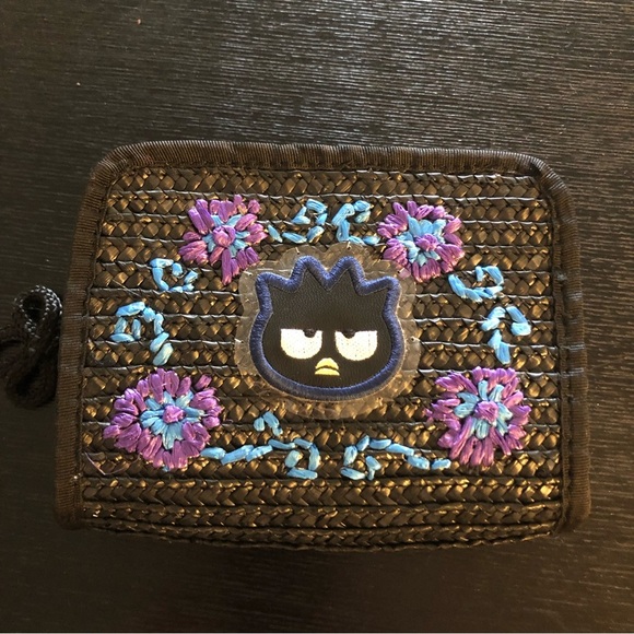 Vintage 2000 Bad Badtz-Maru Sanrio Small Straw Purse - Picture 3 of 13